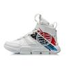 Коллекция Suo от Li Ning, Wending, износостойкие, дышащие, высокие, винтажные баскетбольные кроссовки, белые, AGBN053-7
