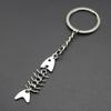 Minimalist Fishbone Keychain Pendant