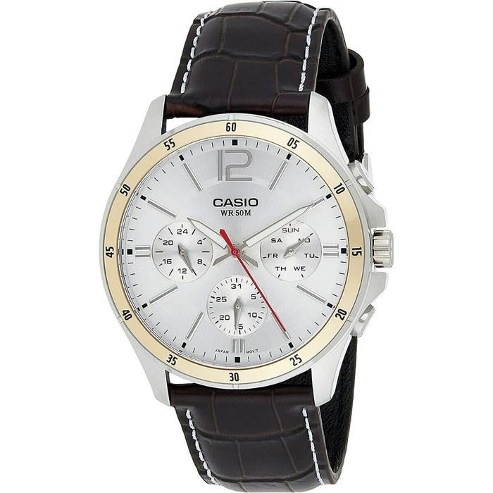 Casio Мужские часы MTP-1374L-7A (Импортировать) Black / Silver