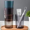 Portable Toothbrush Cup Four-color Optional Comfortable Grip 64g Washbasin/surrounding Mouthwash Cup Large Capacity Ps Material