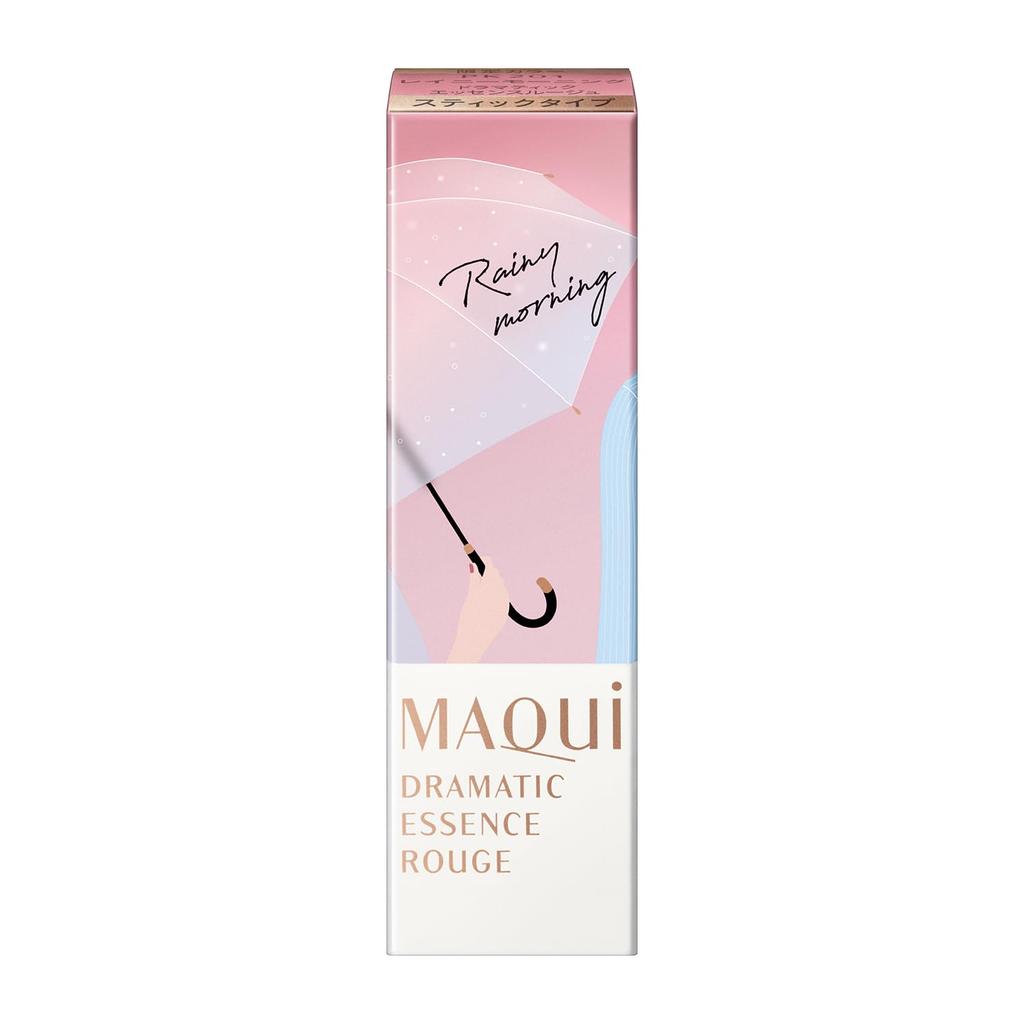 Maquillage Dramatic Essence Rouge PK201 Limited Color Gloss Тонкий фруктово-цветочный аромат PK201 Rainy Morning Body 4g Lipstick/Lip