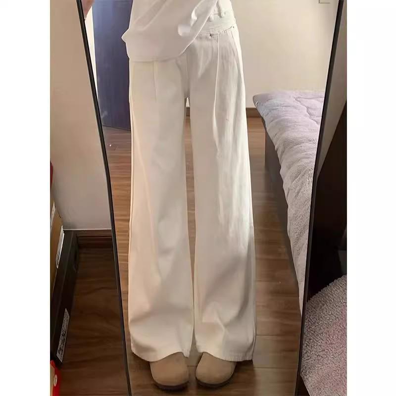 Джинсы Off-White в стиле ретро с широкими штанинами для женщин - Осень 2025