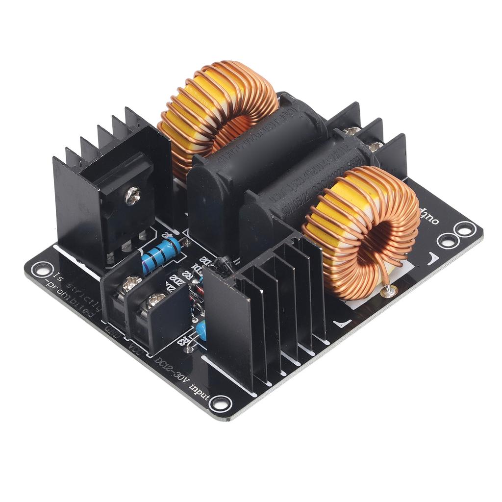 Модуль питания для индукционного нагрева ZVS DC 12‑30В Питание катушки Нагревательная катушка Плата питания для нагрева