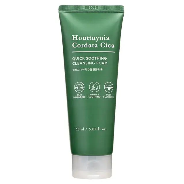 Tonymoly Houttuynia Cordata Cica Быстро успокаивающая очищающая пенка 150 мл