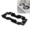 Black Car Front Console Cup Holder Tab Foam Sheet Fits For Honda Pilot 2009-2015