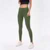 Women's Fleece-Lined High-Waisted Yoga Leggings with Pockets - Warm for Autumn/Winter - Style 12366