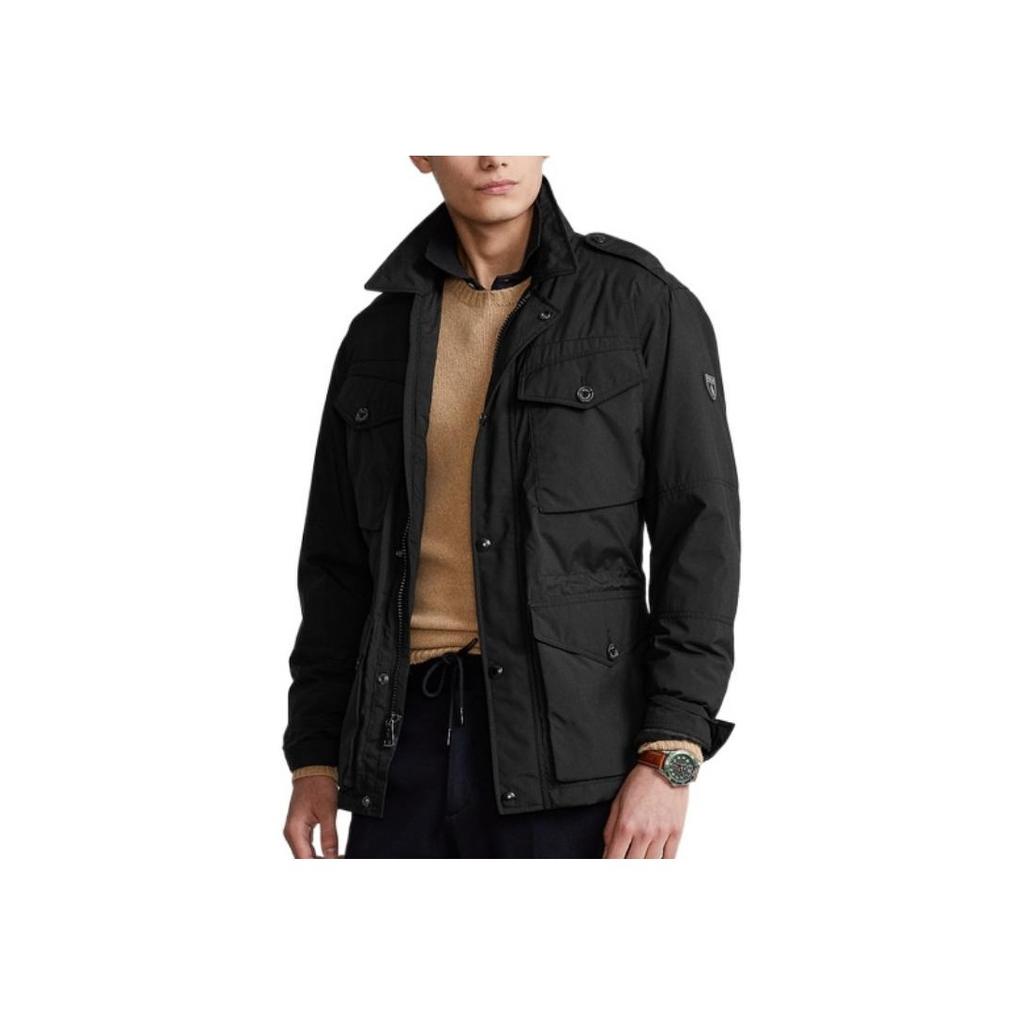 Polo Ralph Lauren Classic Fit Solid Water-Resistant Jacket Мужские куртки Черный 710818787004
