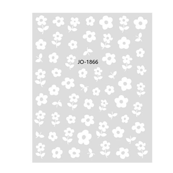 Manicure Decal Removable DIY Self-adhesive Flower Pattern Manicure Sticker Salon Supplies