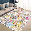 2025 New Style Lankybox Boxy Foxy Rocky Cartoon Carpet Rug for Living Room Bedroom Home Sofa Decoration,kids Non-slip Floor Mat