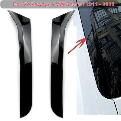 Для Volkswagen VW Sharan 2011-2 шт., дефлектор заднего стекла, разделительная крышка, боковые канарды, спойлер на крыло, наклейка для автомобиля
