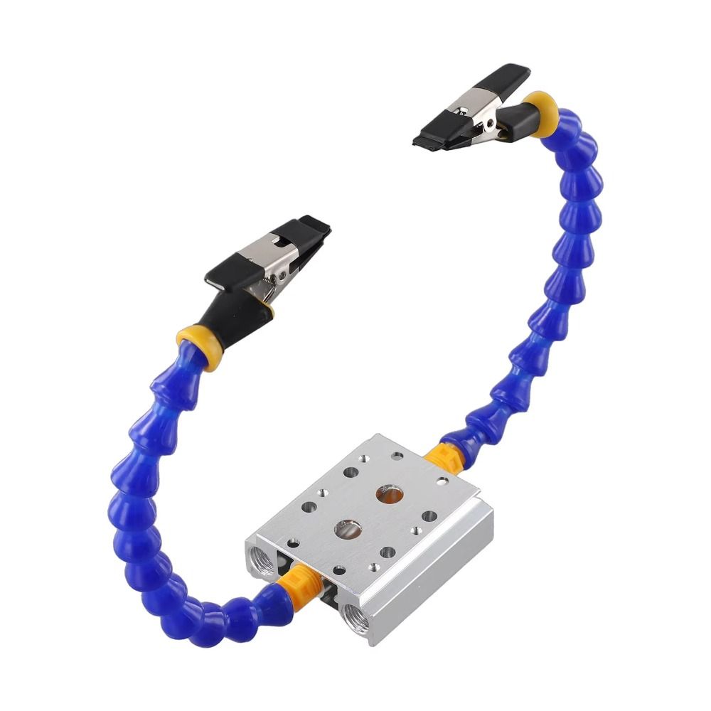Octopus Design Welding Table Clamp 1-6 Arms Aluminum Alloy Base Soldering Helping Hands Stable Grip Flexible Arm