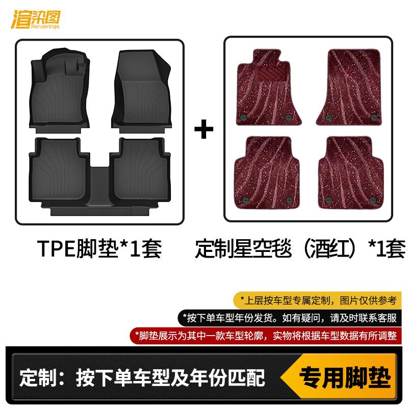 Applicable Song MAX TPE Double-Layer Waterproof & Wear-Resistant Full Coverage Car Floor Mats