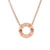Sophy Rouge Modern Crocs Rose Gold Necklace