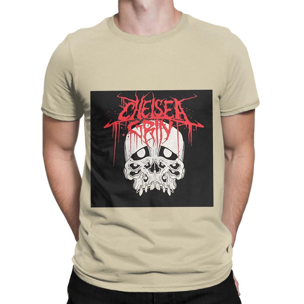 chelsea grin fans99 Skull Novelty 100 Cotton TShirt Chelsea Grin Tees Tops For Unisex
