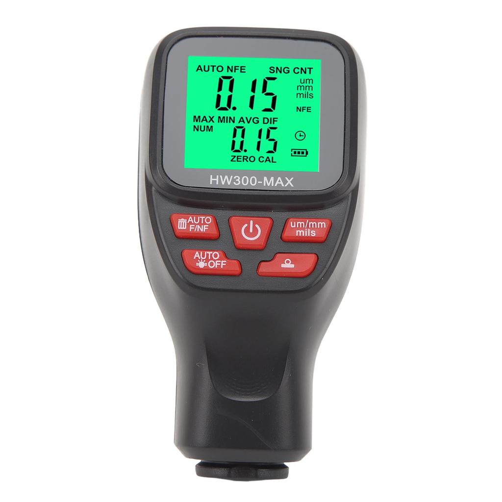 Coating Thickness Gauge High Accuracy Digital Thickness Measuring Tool for Metal Coating Film Paint 0‑2000um