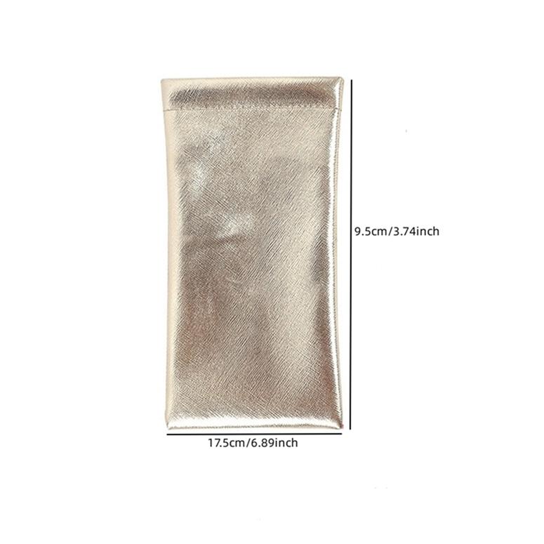 Fashionable Classic Sunglass Storage Pouch Travel Solid Color Eyeglasses Bag For Women Men