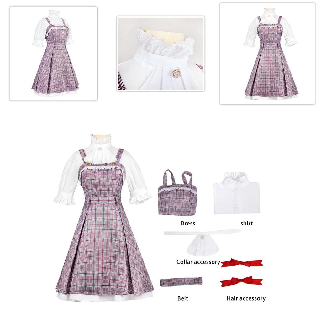 Костюм для косплея Манакаси Хондзё Кандзаки Манами из полиэстеровой ткани, предназначенный для аниме-конвенций и повседневной носки.