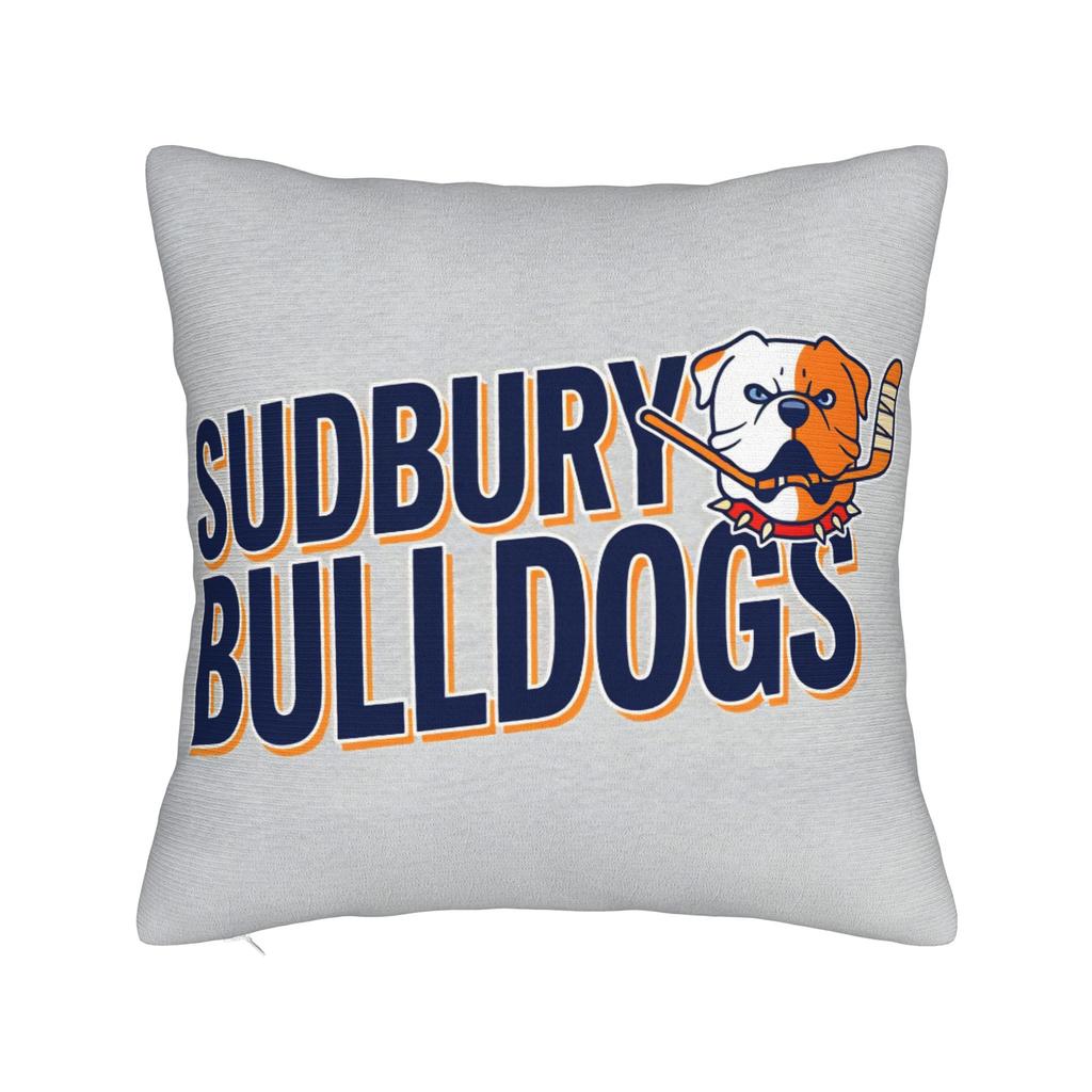 Pillow Case Film Fans Sudbury Blueberry Bulldogs Design Pillow Cover For Sofa Couch Bed Living Room Vintage Pillowcases