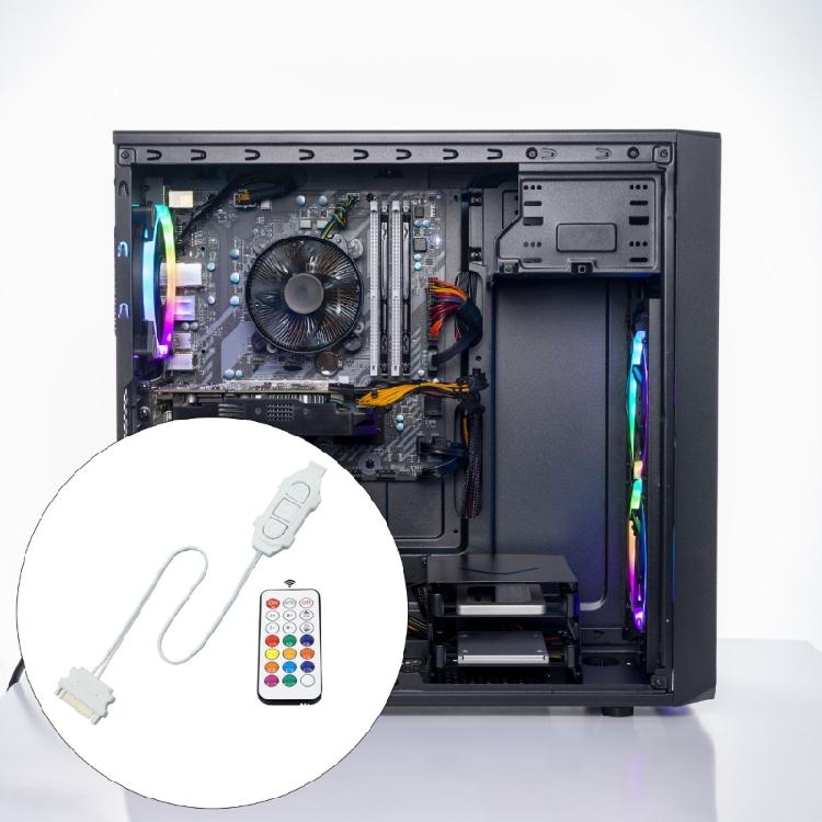 Handheld ARGB Lighting Controller Multiple Color Effects Mini Manual Switching 5V 3Pin Computer Accessory