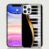Чехол для телефона Музыкальный Пианино Клавиатура для Apple iPhone 17 Air 16 15 Plus 14 + 13 Mini 12 11 Pro Max 7 8 SE 16Max Мягкий Чехол Coqu