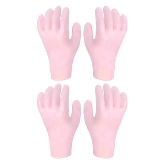 2 пары увлажняющих перчаток, водонепроницаемые, многоразовые, герметичные, эластичные, восстанавливающие, смягчающие сухие потрескавшиеся руки, женские, лосьон-гель, спа-перчатки