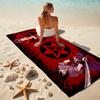 Japanese anime cartoon NARUTO famous Uzumaki Naruto  beach towel Outdoor camping Beach towel for vacation swim Outdoor pool Absorbent bath towel Y8
