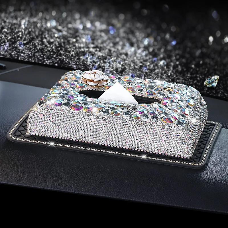 Роскошная коробка для салфеток, держатель для салфеток в машину, коробка для туалетной бумаги, коробка для хранения полотенец для туалетной бумаги, домашний декор, автомобильные аксессуары