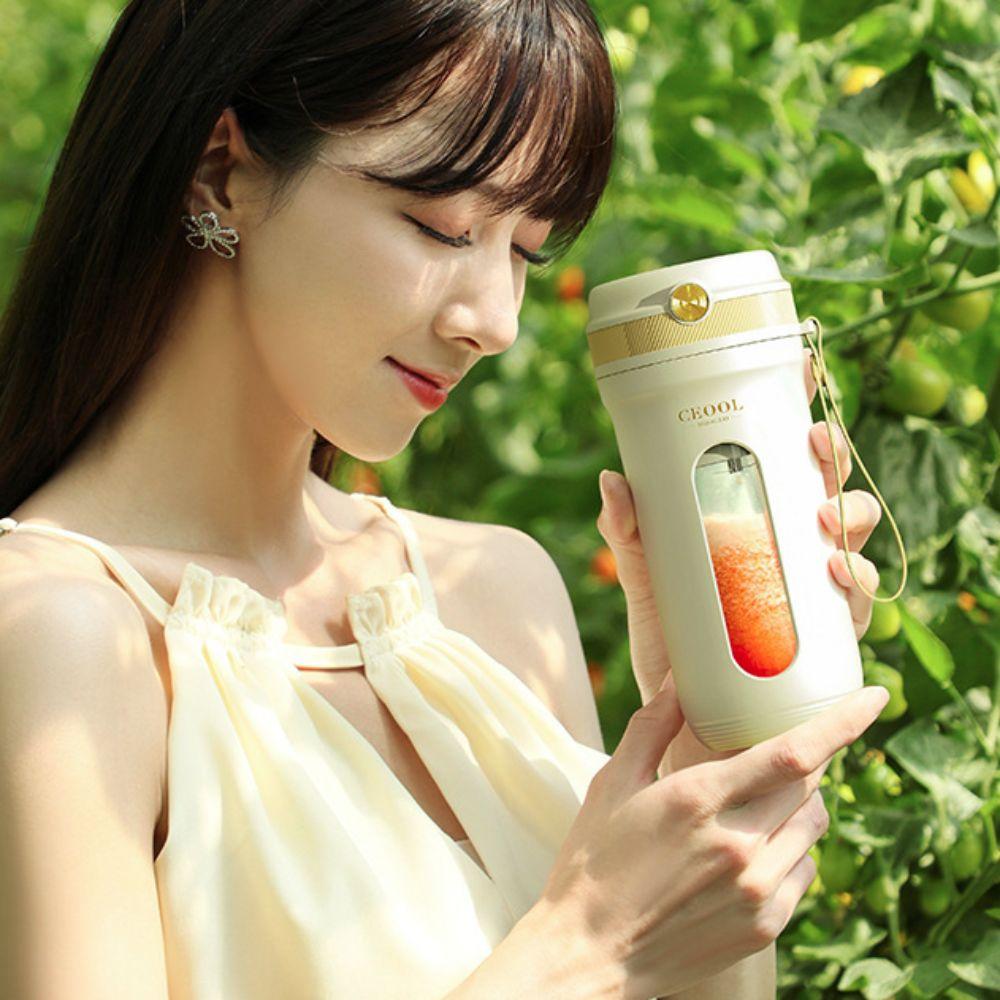 USB Rechargeable Fruit Blender Cup 4/10 Blades Smoothie Maker Cup Electric Juicer Cup  Vegetable