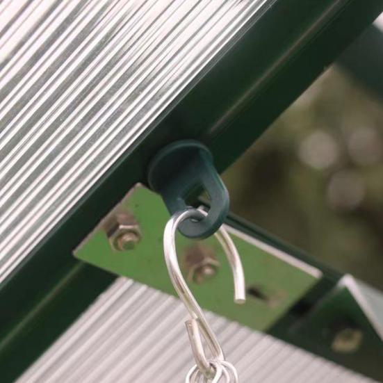 50 шт. Клипса-зажим для теплицы Прочный пластик Защелка-ползунок Многоцелевые опорные аксессуары Подвеска для горшечных растений Крепежные садовые принадлежности