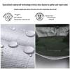Junkiss Heavy-Duty Green-Silver Waterproof Tarpaulin