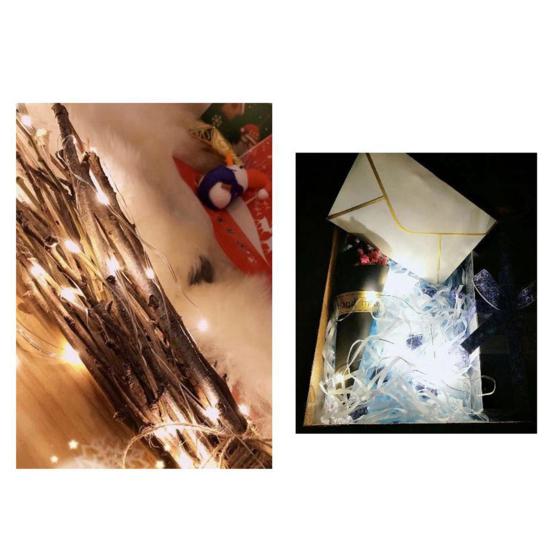 2/5/10 м Звездная струна Яркий гибкий световой провод Медная звездная струна Сказочный свет для свадьбы