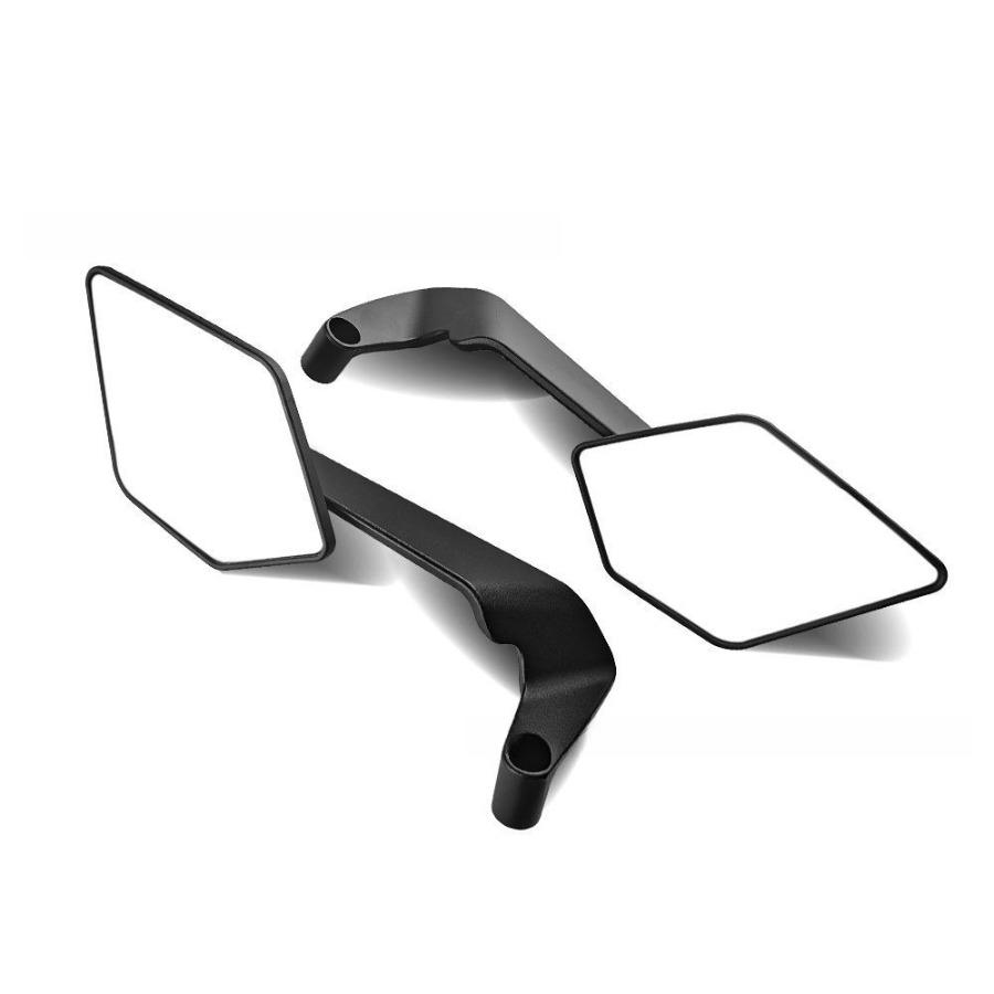 Новые зеркала мотоцикла и электровелосипеда с широким обзором - зеркала-дефлекторы ветра из алюминия с антибликовым покрытием в стиле лезвия