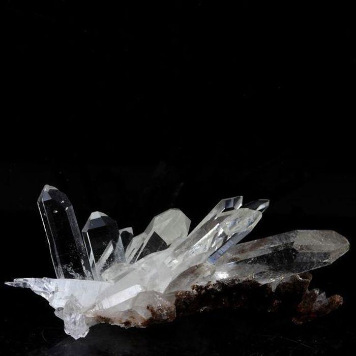 Quartz - La Gardette - 56.5 ct - Certificat d'authenticité - 50x33x19 mm - Gris