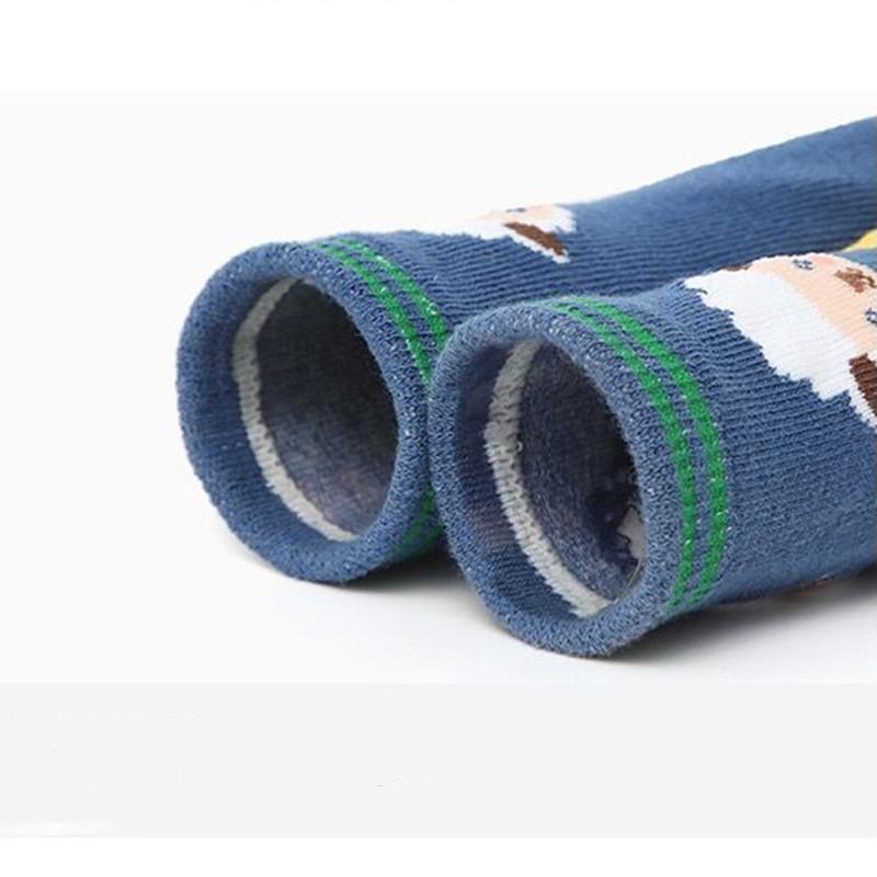 12pairs/lot Baby Floor Socks Boys Cotton Children's Anti-slip Boat Low Cut Sock 1-5Years