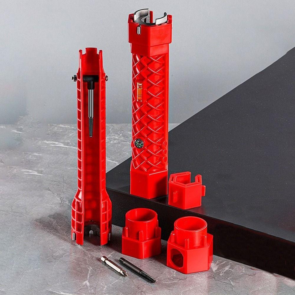 Multifunctional Plumbing Repair Tool Non-Slip Sink Faucet Wrench Pipeline Maintenance
