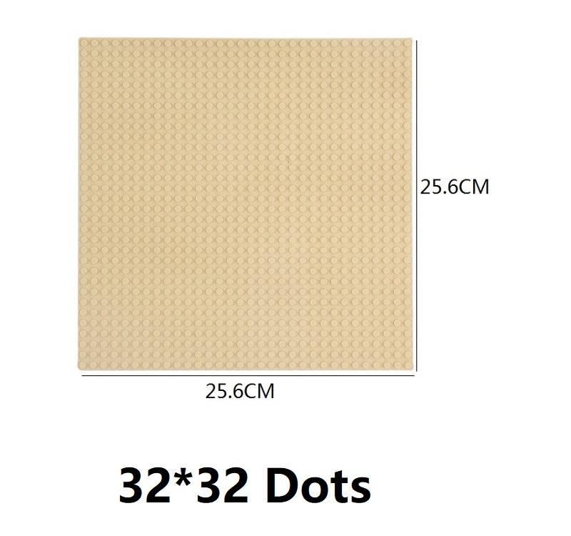 Одиночные Двусторонние 32x32 16x16 16x32 Точки Классические Основания Блоки DIY Маленький Размер Кирпичики Основания Строительство Строительный Игрушечный