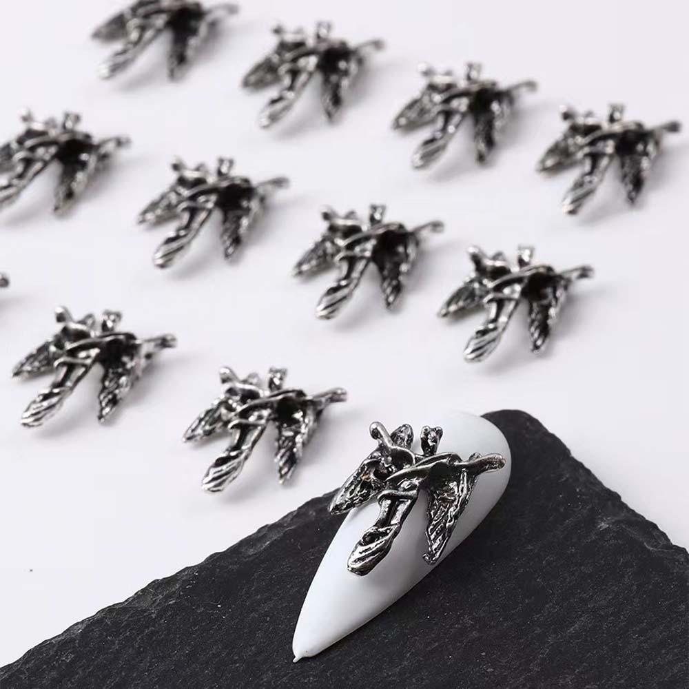 5 шт./набор маникюрных материалов для Хэллоуина металлические украшения для ногтей Хэллоуин металлические аксессуары для ногтей для леди