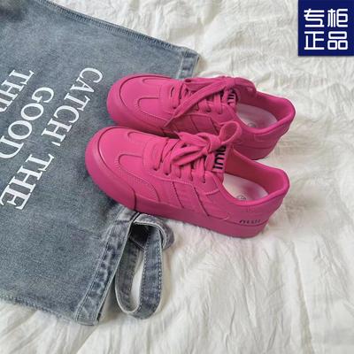 2024 Новые дышащие универсальные нишевые маленькие белые туфли женские осенние модные кроссовки женские ретро немецкие кроссовки в стиле колледжа