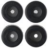 4PCS Black Bumper Rubber Vibration Pads Foot Pad for Compressors Generators Pressure Washers