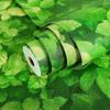 Green Leaf Self-adhesive Wallpaper Green Plant Mural Living Room Background Wall Home Decoration Building Materials Wallpaper