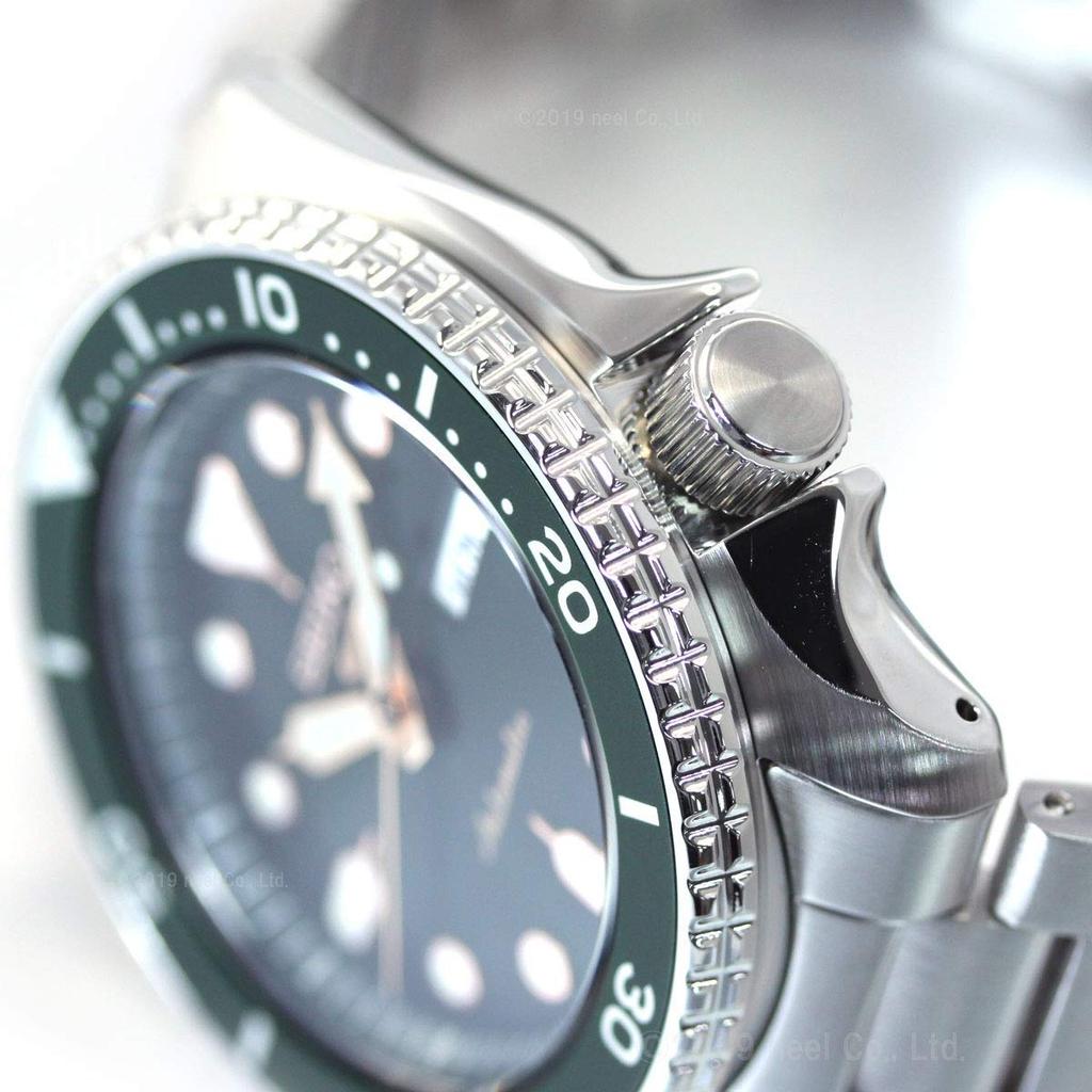 Seiko 5 Спортивные Автоматические Механические Ограниченная Серия Часы SRPD63K1 Мужские Зеленые SBSA013