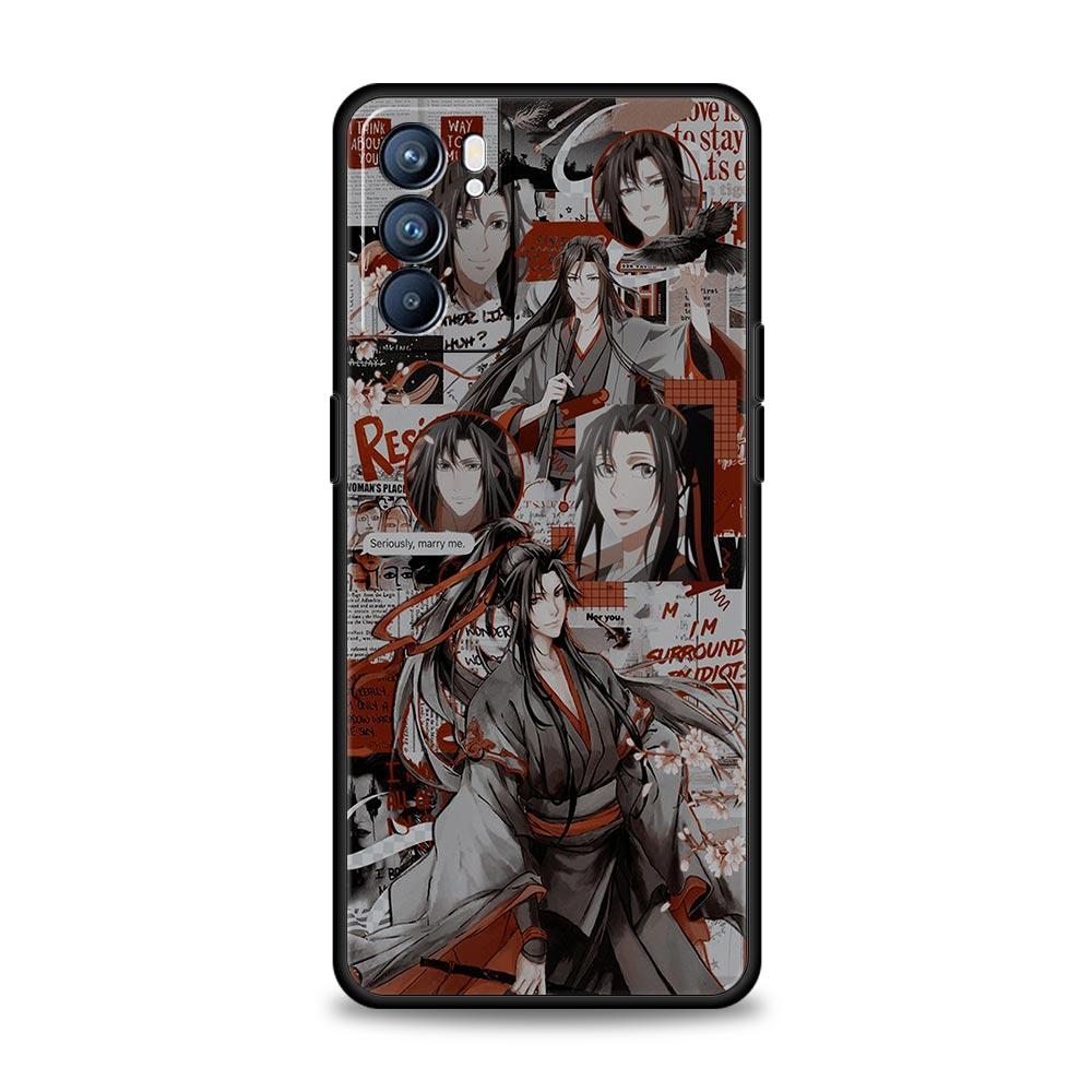 Чехол для телефона MDZS с аниме Mo Dao Zu Shi для Oppo Find X5 A54 A53 A52 A9 2020 A15 A95 A16 A76 A74 A12 Reno7 SE Reno6 Pro 5G
