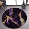 2026 Luxurious Marble Floor Mat Black and Gold Carpet for Bedroom Living Room Stylish Rug for Pet-Friendly Nature-Inspired Decor