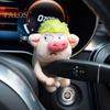 Украшения для автомобиля Милая мультяшная свинка, украшение для автомобиля, кошка, плюшевая кукла, поворотник, ручка переключения передач, аксессуары для интерьера