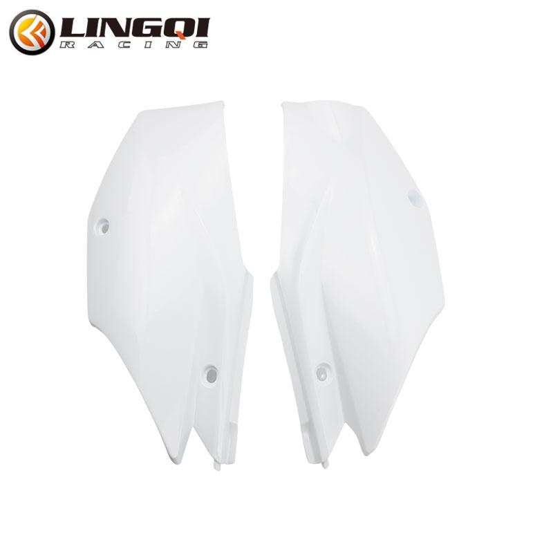 LINGQI RACING Мотоцикл CRF 110 125 Боковой Пластиковый Кожух Крыла Грязезащиты Для CRF110 CRF125 Внедорожный Питбайк Аксессуары