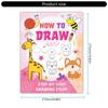 Step-by-Step Drawing Book Lovely Educational Early Learning Food Animal-Themed Coloring Book Easy to Draw