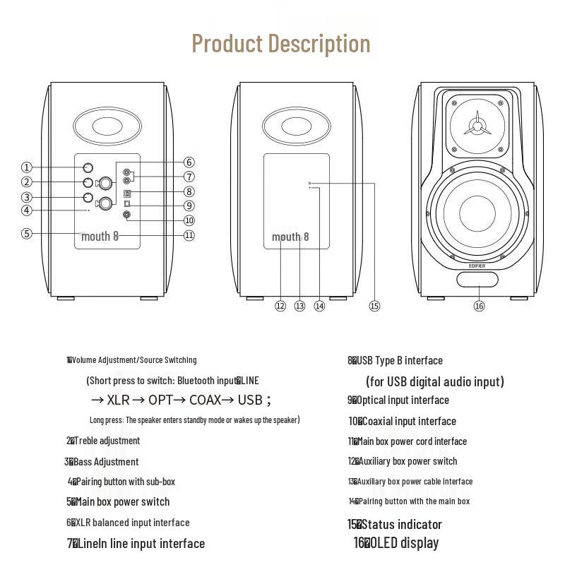 Edifier S3000 MKII Wireless Hi-Fi Bookshelf Speakers