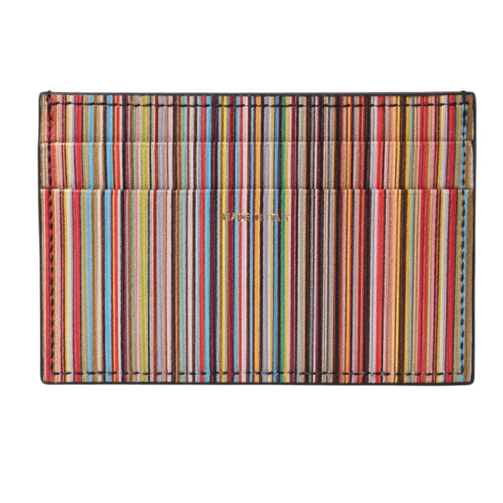 Paul Smith Визитница, держатель для карт, черный, многоцветный, 79, сделано в Италии, для мужчин 4768/BMULTI [Товар]