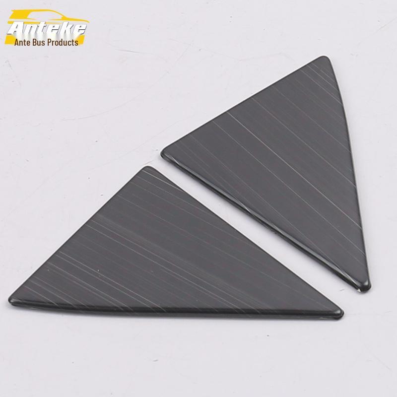 Compatible with 19 Yusheng 330 Models: Stainless Steel Front A-Pillar Triangle Panel Decorative Patch Accessories