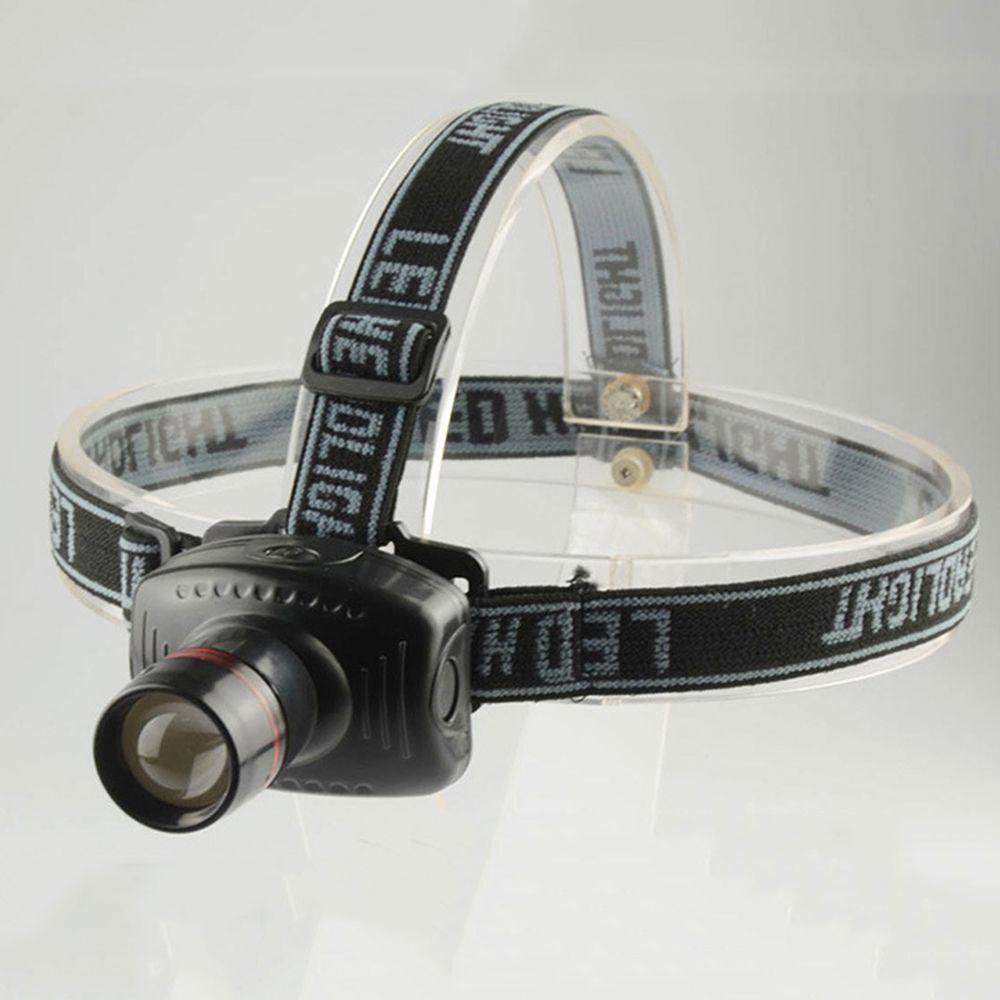 Portable Forehead Torch Lanterna Zoom Cycling Lights Flashlight Headlight LED Head Lamp